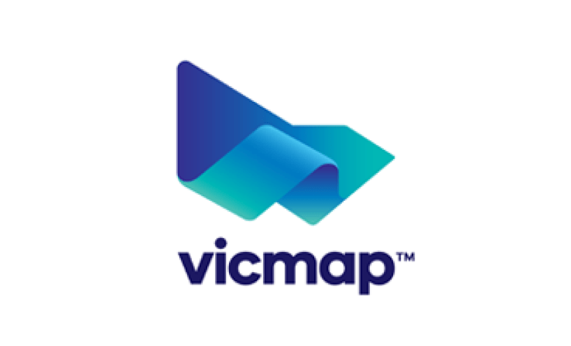 Logo of Vicmap spatial data services 